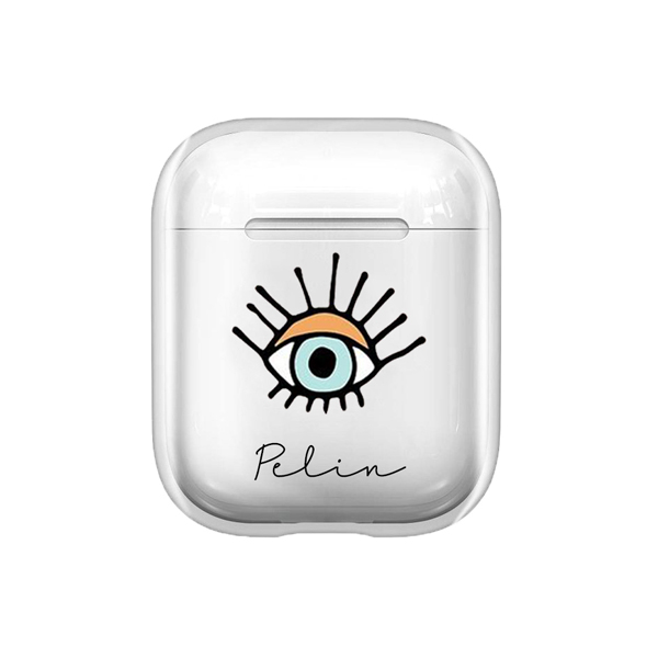 Eye Seri 03 Şeffaf AirPods Kılıfı