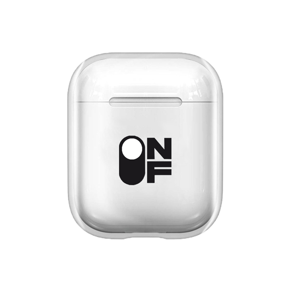 On Off Şeffaf AirPods Kılıfı