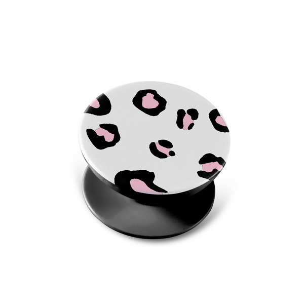 Polkadot Leopar Pembe Popsocket