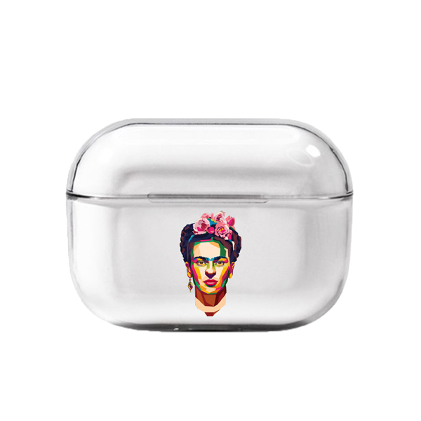 Frida Kahlo Şeffaf AirPods Pro Kılıfı