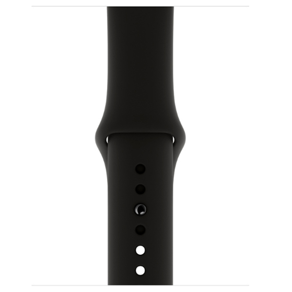 Apple Watch Sport Band Black Silikon Saat Kordonu