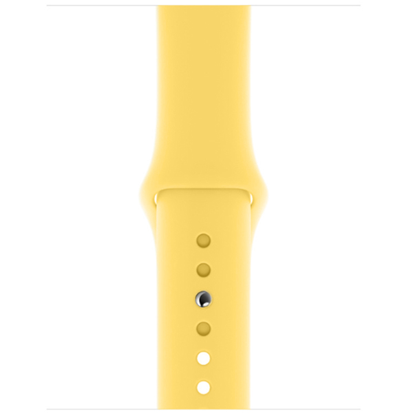 Apple Watch Sport Band Lemon Cream Silikon Saat Kordonu