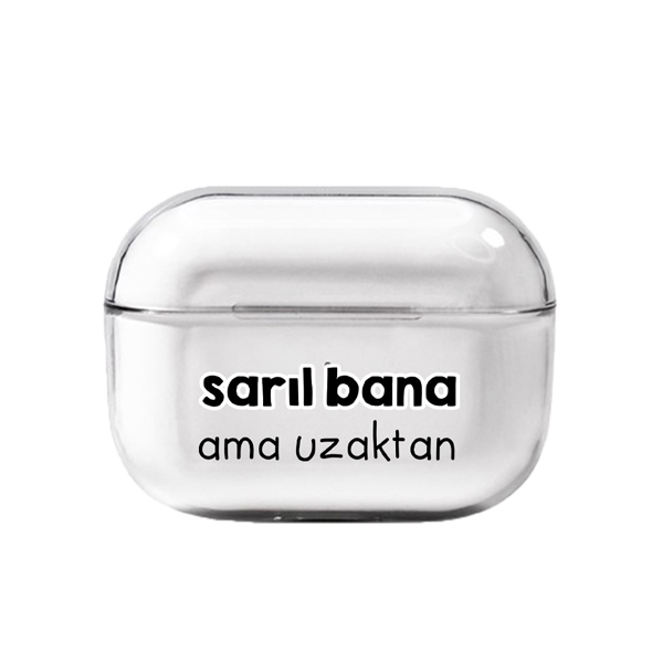 Relax Seri Sarıl Bana Şeffaf AirPods Pro Kılıfı