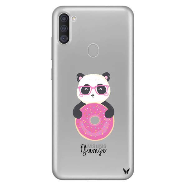 Donut Panda Şeffaf Telefon Kılıfı