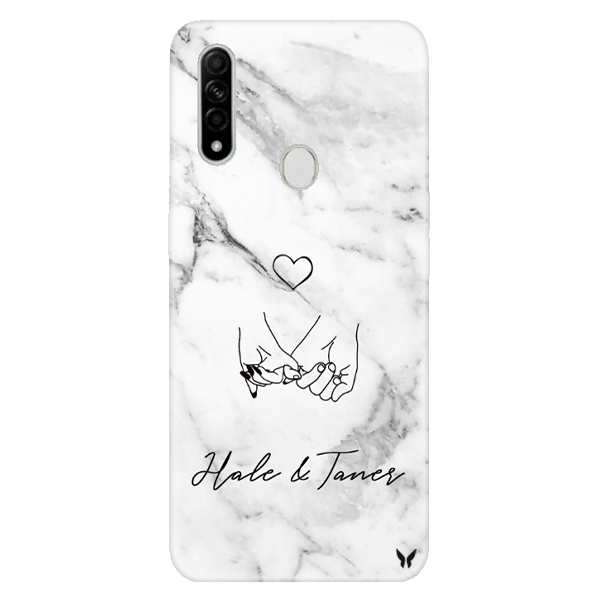 Heart Love Mermer Şeffaf Telefon Kılıfı