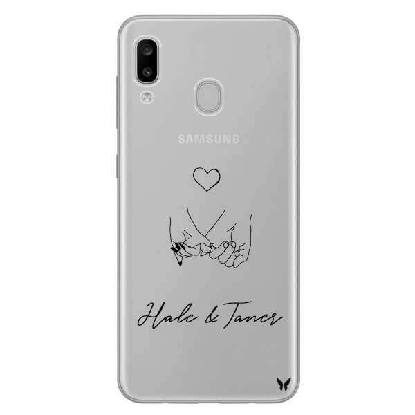 Heart Love Şeffaf Telefon Kılıfı