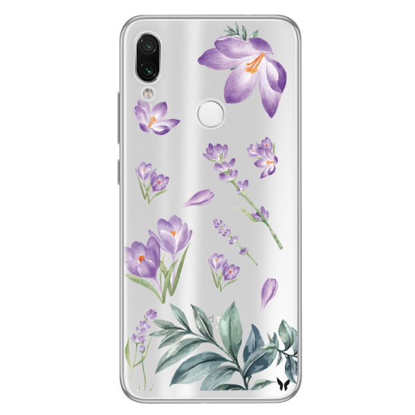 Love Lavander Şeffaf Telefon Kılıfı