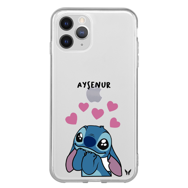 Stitch Seri 02 Şeffaf Telefon Kılıfı