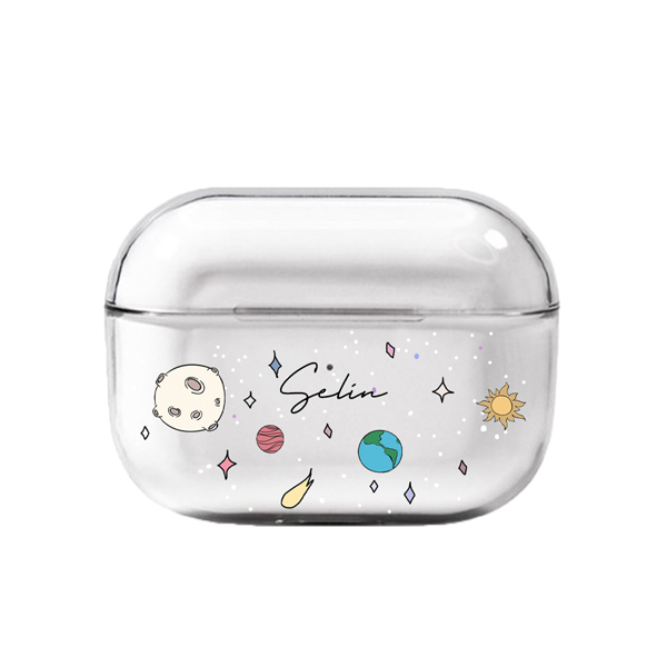 Sweet Space Şeffaf AirPods Pro Kılıfı