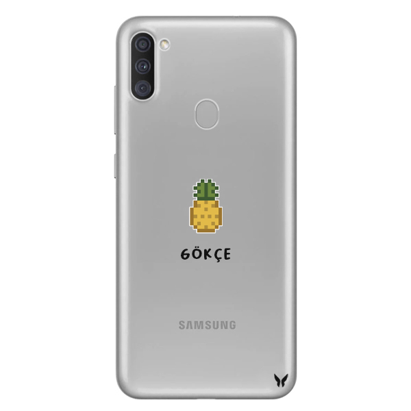 Pixel Seri Ananas Şeffaf Telefon Kılıfı