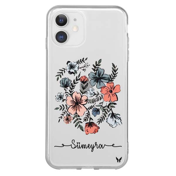 Samarta Flower Şeffaf Telefon Kılıfı