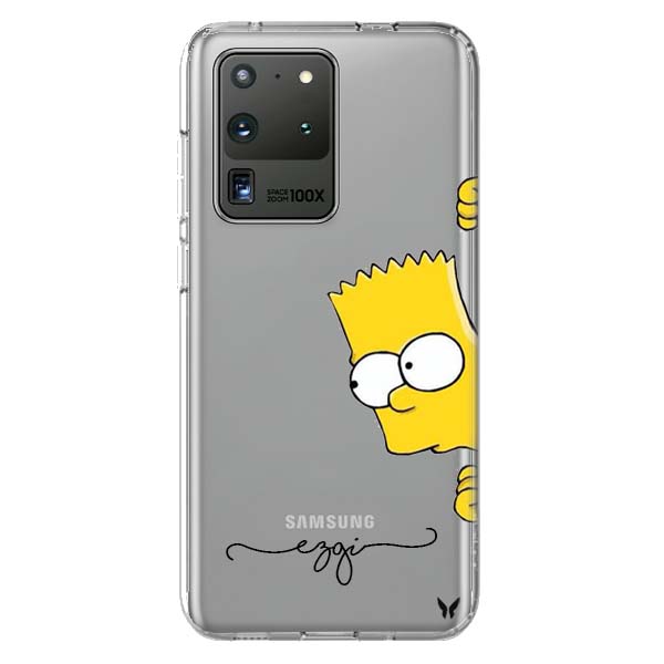 Simpson Şeffaf Telefon Kılıfı