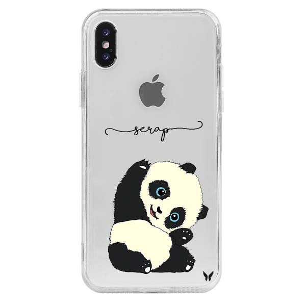 Bebek Panda Şeffaf Telefon Kılıfı