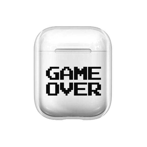 Game Over Şeffaf AirPods Kılıfı