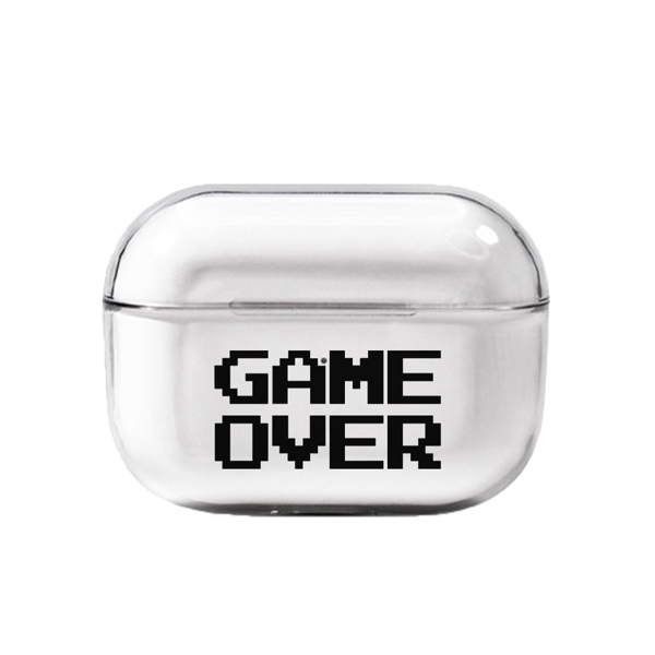 Game Over Şeffaf AirPods Pro Kılıfı