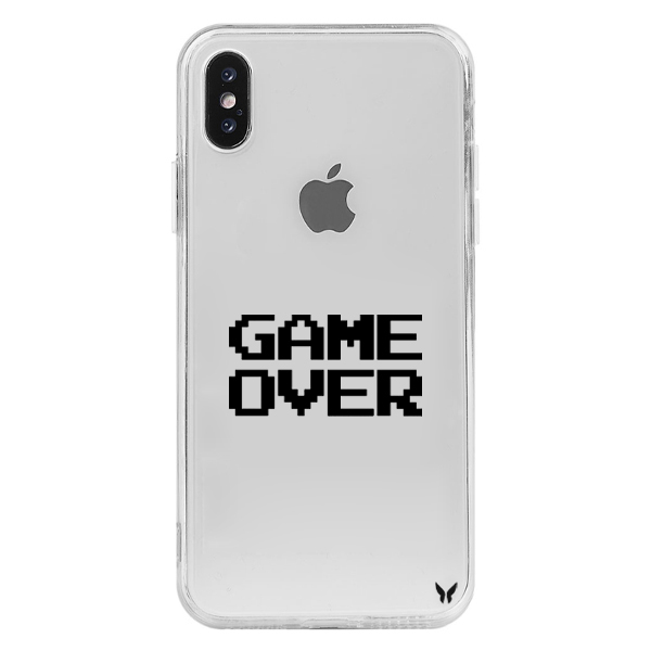 Game Over Şeffaf Telefon Kılıfı