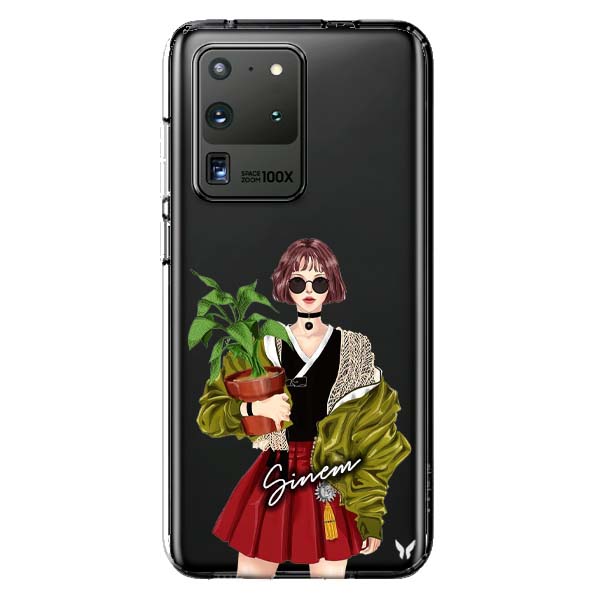 Leon Girl Şeffaf Telefon Kılıfı