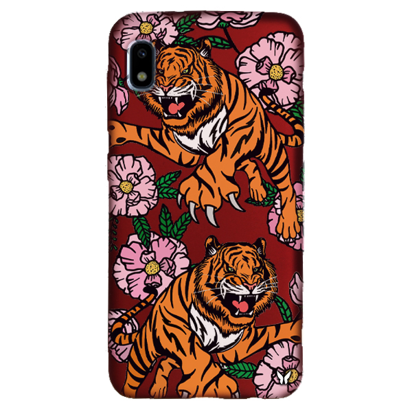 Tiger Flowers Renkli Rubber Kılıf