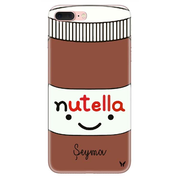 Nutella Şeffaf Telefon Kılıfı