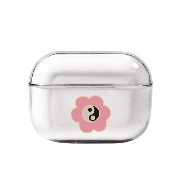 Ying Yang Daisy Şeffaf AirPods Pro Kılıfı