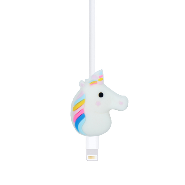 Rainbow Unicorn Kablo Koruyucu