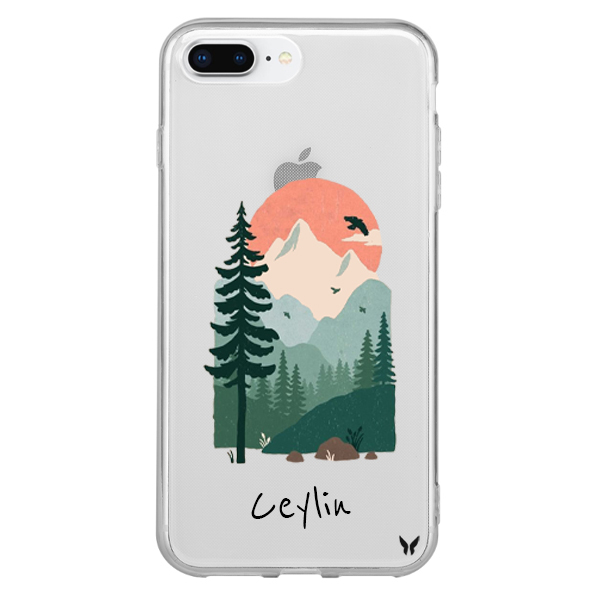 Watercolor Seri 04 Şeffaf Telefon Kılıfı