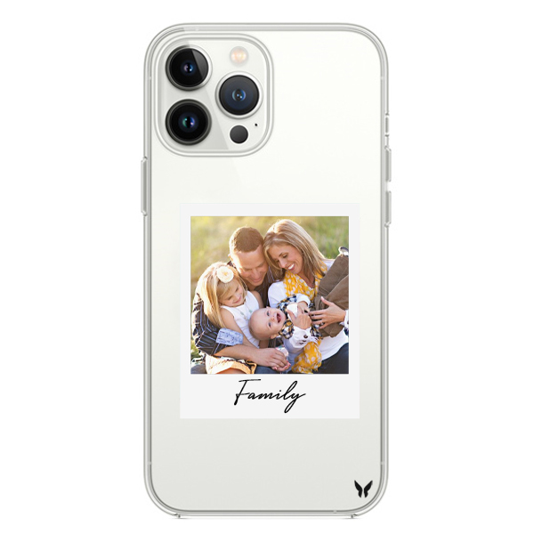 Polaroid Çerçeve Şeffaf Telefon Kılıfı İphone 13 Seri
