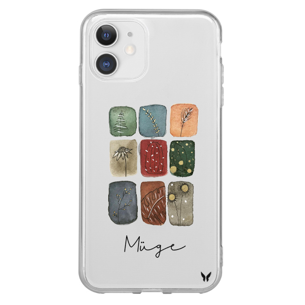 Watercolor Seri 02 Şeffaf Telefon Kılıfı