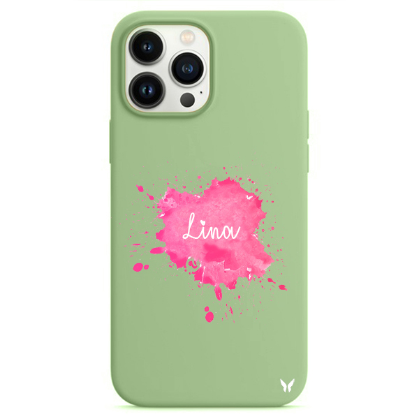 Pink Splash Lansman Kılıf iphone 13 Seri