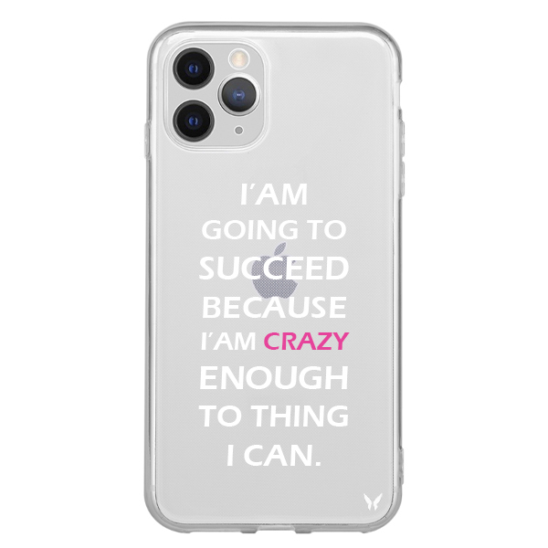 Iam Crazy Şeffaf Telefon Kılıfı