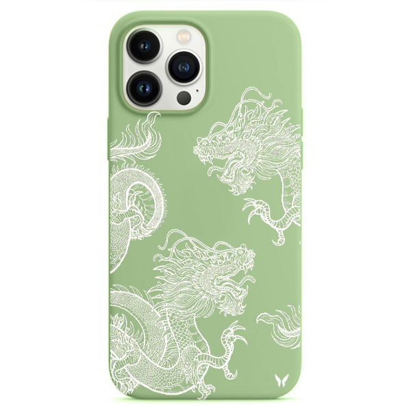 White Dragon Lansman Kılıf iphone 13 Seri
