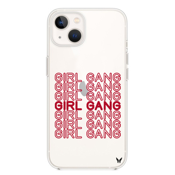 Girl Gang Şeffaf Telefon Kılıfı İphone 13 Seri