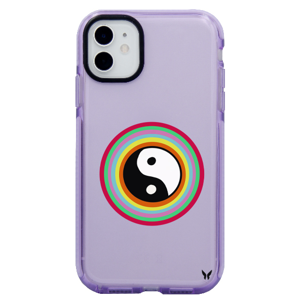 Colorfull Ying Yang Renkli Ultra Korumalı Kılıf