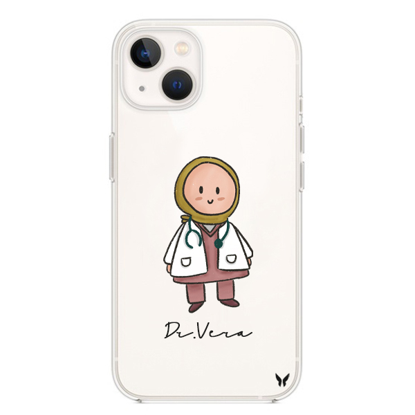 Hijab Doktor Şeffaf Telefon Kılıfı İphone 13 Seri