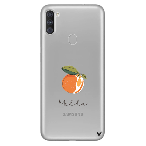 Fruit Seri Portakal Şeffaf Telefon Kılıfı