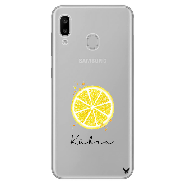 Fruit Seri Dilim Limon Şeffaf Telefon Kılıfı