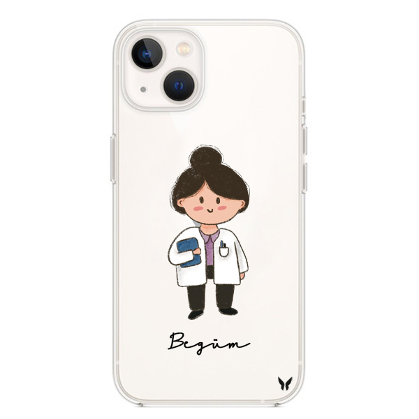 Girl Teacher Şeffaf Telefon Kılıfı İphone 13 Seri