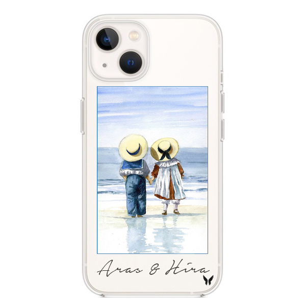 Pastel Çocuklar 03 Şeffaf Telefon Kılıfı İphone 13 Seri