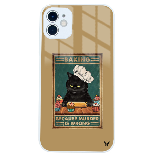 Baking Cat Glossy Telefon Kılıfı