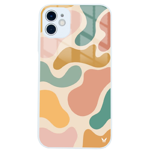 Pastel Cow Pattern Glossy Telefon Kılıfı