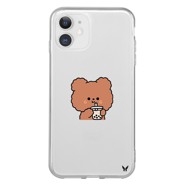 Brown Bear Şeffaf Telefon Kılıfı 