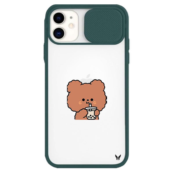 Brown Bear Kamera Sürgülü Kılıf