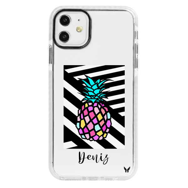 Renkli Ananas Ultra Korumalı Kılıf