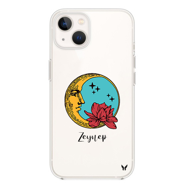 Moon Şeffaf Telefon Kılıfı İphone 13 Seri