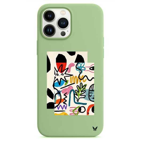 Mixed Pattern 03 Lansman Kılıf İphone 13 ve 14 Seri