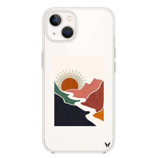 Pastel Seri 21 Şeffaf Telefon Kılıfı  İphone 13 ve 14 Seri