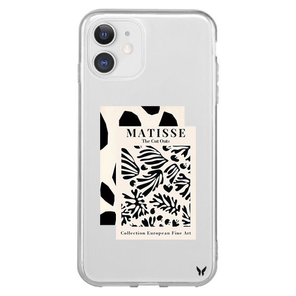 Mixed Pattern Matisse Şeffaf Telefon Kılıfı 