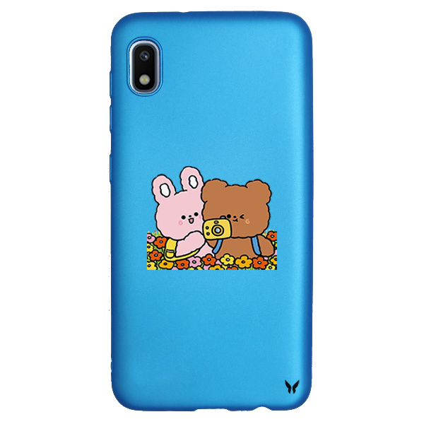 Pink and Brown Bear Renkli Rubber Kılıf