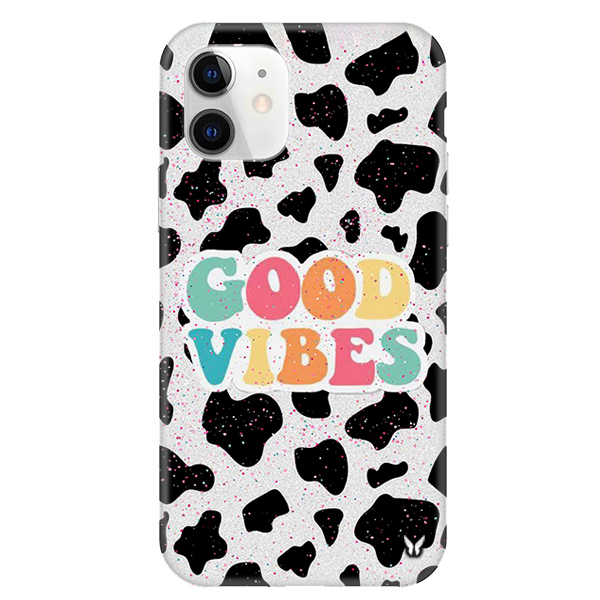 Good Vibes-Cow Şeffaf Telefon Kılıfı