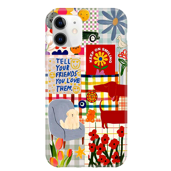 Mixed Pattern 21 Şeffaf Telefon Kılıfı